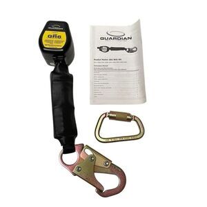 Guardian Fall Protection GR6 SRL Connector 6’ Self Retracting Steel Hook NEW